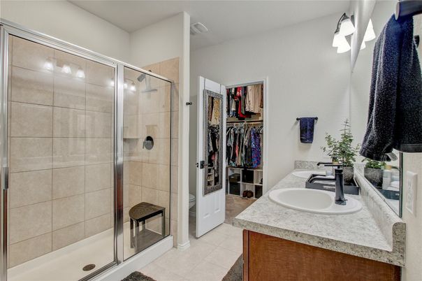 Bathroom, Glass Shower, Interior, Walk-in Closets