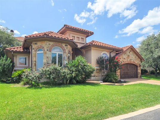Attached, Backyard, Exterior, Facade, Mediterranean