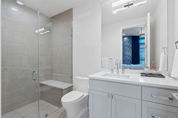 Bathroom, Glass Shower, Interior