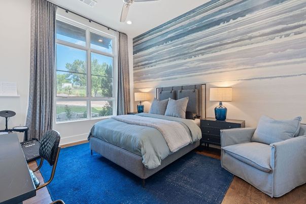 Bedroom, Interior, Recessed Lighting