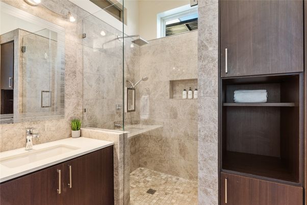 Bathroom, Glass Shower, Interior