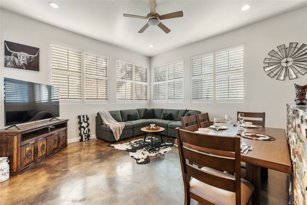 Dining room, Interior, Living room, Recessed Lighting