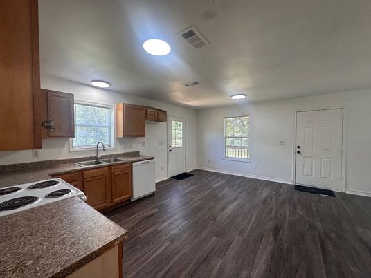 Interior, Kitchen, Wood Texture Flooring