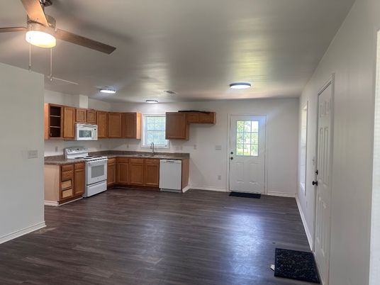 Interior, Kitchen, Wood Texture Flooring
