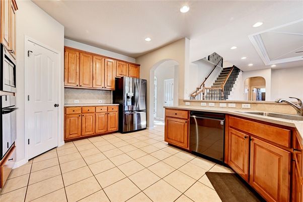 Interior, Kitchen, Recessed Lighting, Stainless Steel Appliances