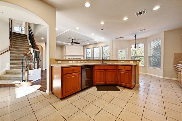 Interior, Kitchen, Pendant Lights, Recessed Lighting