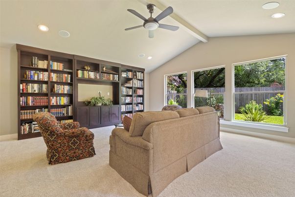 Interior, Living room, Recessed Lighting