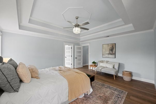 Bedroom, Interior, Wood Texture Flooring