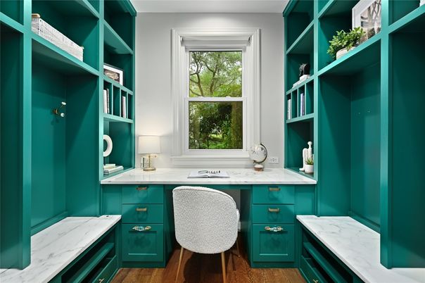 Home Office, Interior, Wood Texture Flooring