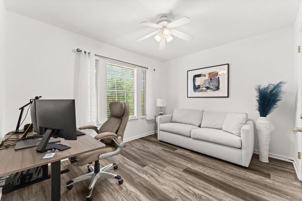 Home Office, Interior, Wood Texture Flooring