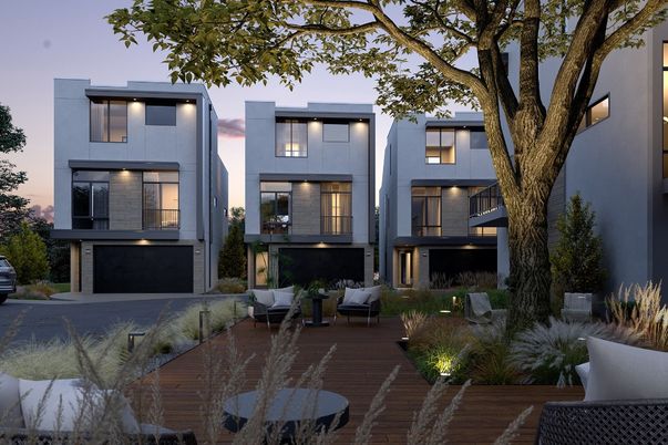 Exterior, Facade, Modern