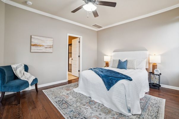 Bedroom, Interior, Wood Texture Flooring