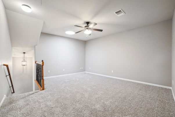 Empty room, Interior, Recessed Lighting