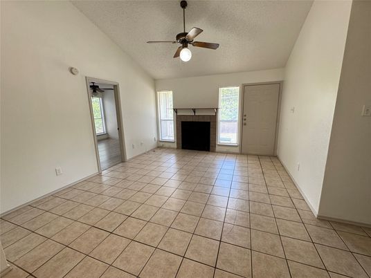 Empty room, Fireplace, Interior