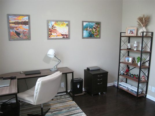 Home Office, Interior, Wood Texture Flooring