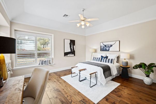 Bedroom, Interior, Wood Texture Flooring