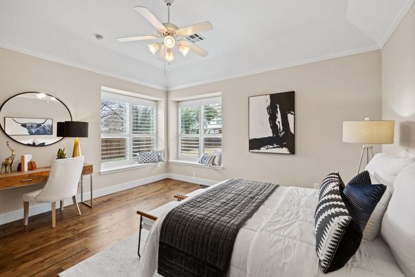 Bedroom, Home Office, Interior, Wood Texture Flooring