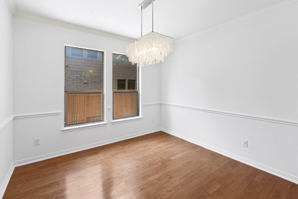 Chandelier, Empty room, Interior, Wood Texture Flooring