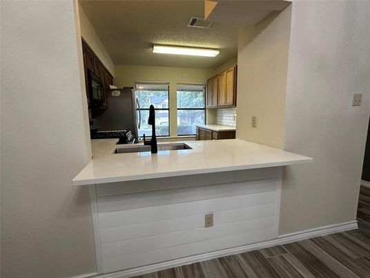 Interior, Kitchen, Wood Texture Flooring