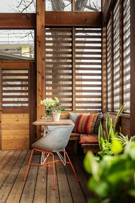Interior, Wood Texture Flooring, Wooden Walls