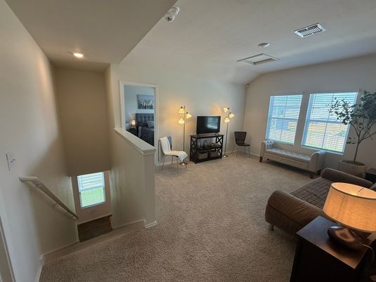 Interior, Living room, Recessed Lighting