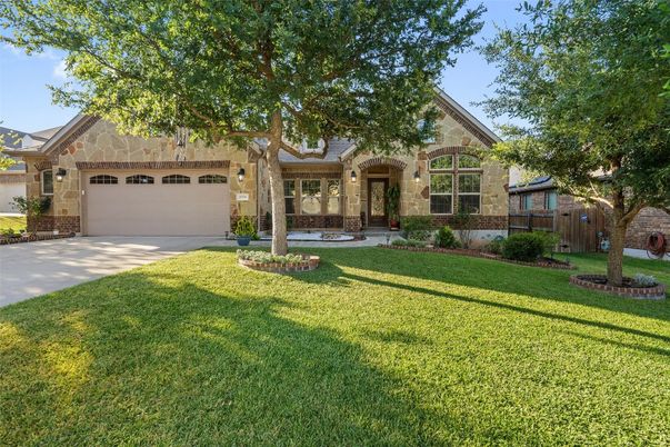 Attached, Backyard, Exterior, Facade, Brick Traditional