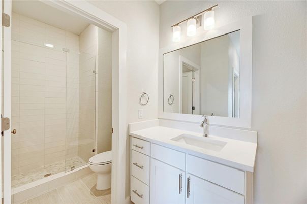 Bathroom, Glass Shower, Interior