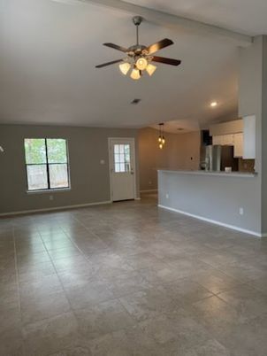 Empty room, Interior, Kitchen, Pendant Lights, Recessed Lighting
