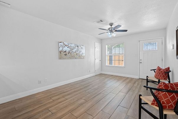 Empty room, Interior, Wood Texture Flooring