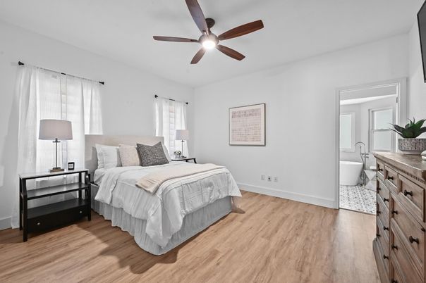 Bedroom, Interior, Wood Texture Flooring