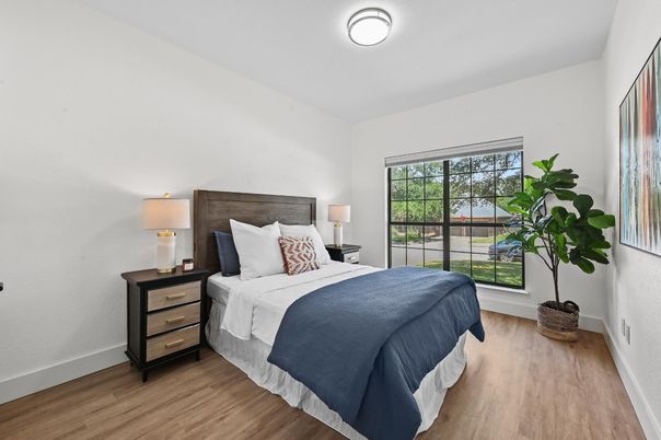 Bedroom, Interior, Wood Texture Flooring