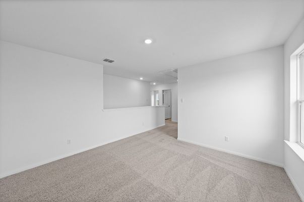 Empty room, Interior, Recessed Lighting