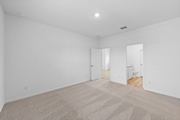Empty room, Interior, Recessed Lighting