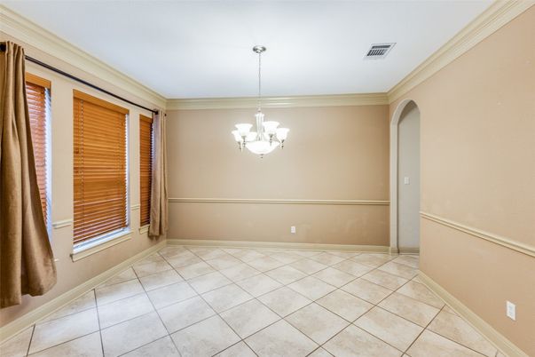 Chandelier, Empty room, Interior