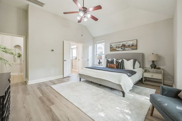 Bedroom, Interior, Wood Texture Flooring