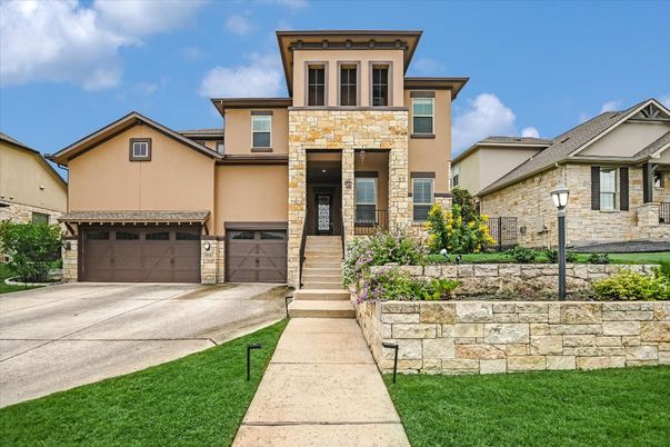 Attached, Exterior, Facade, Mediterranean