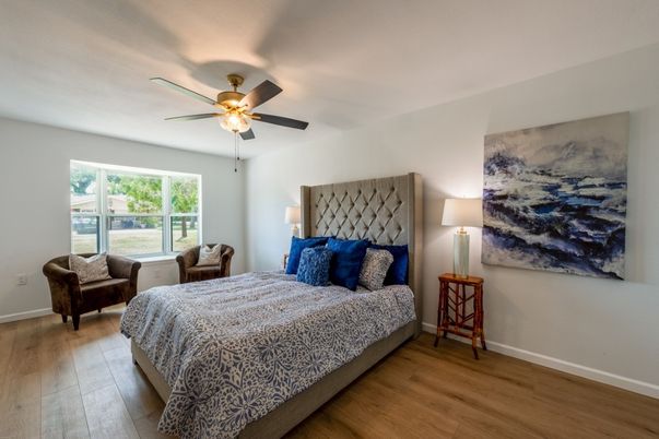 Bedroom, Interior, Wood Texture Flooring