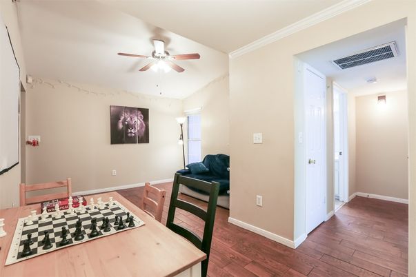 Dining room, Interior, Wood Texture Flooring