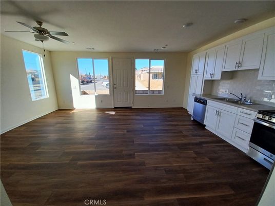 Empty room, Interior, Kitchen, Wood Texture Flooring