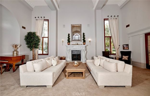 Fireplace, Interior, Living room, Piano