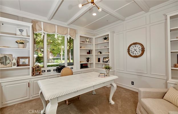 Home Office, Interior, Recessed Lighting