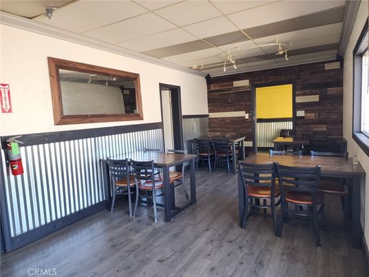 Dining room, Interior, Wood Texture Flooring, Wooden Walls