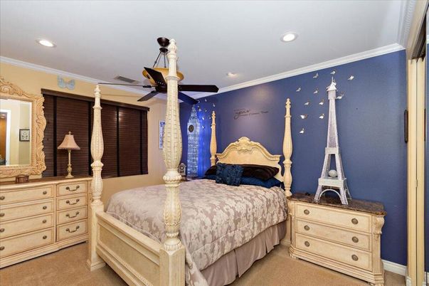 Bedroom, Interior, Recessed Lighting