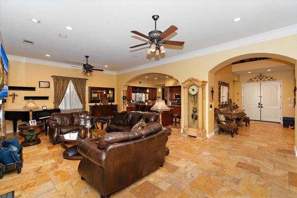 Interior, Living room, Recessed Lighting