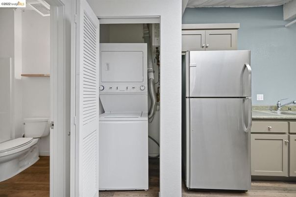 Interior, Utility Closets, Washer, Wood Texture Flooring