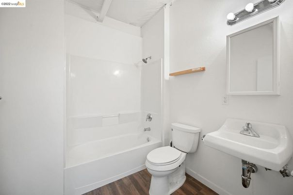 Bathroom, Interior, Wood Texture Flooring