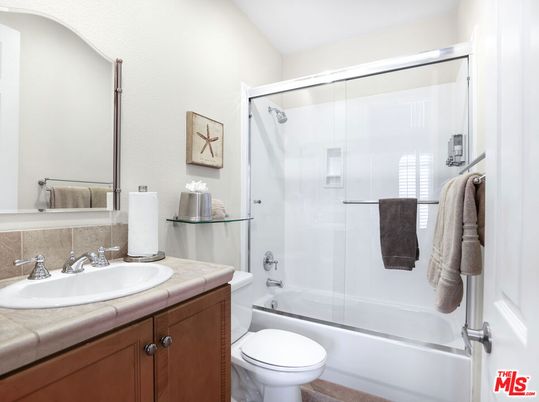 Bathroom, Glass Shower, Interior, Tile Countertops