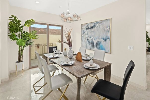 Chandelier, Dining room, Interior, Recessed Lighting