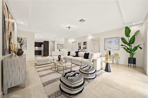 Interior, Living room, Recessed Lighting