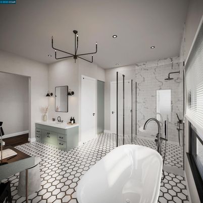Bathroom, Dual Sink Vanities, Free Standing Baths, Interior, Recessed Lighting